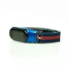 MYBANDZ Mi Band 5/6 - Milánói mágneses fém óraszíj - kék-piros