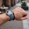 MYBANDZ Klasszikus fém óraszíj /sötétkék/ 22mm