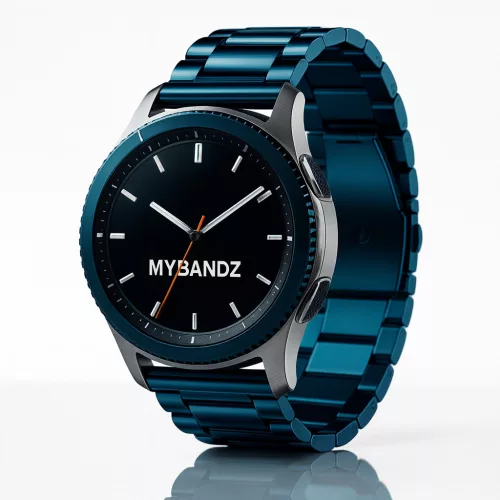 MYBANDZ Klasszikus fém óraszíj /sötétkék/ 22mm