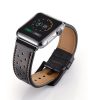 Apple Watch rally bőróraszíj /fekete/ 44/45/46/49 mm