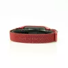 MYBANDZ Mi Band 3/4 - Milánói mágneses fém óraszíj - piros