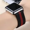 Apple Watch milánói fém óraszíj /fekete-piros/ 40/41 és 42mm