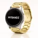 MYBANDZ Klasszikus fém óraszíj /arany/18mm