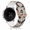 MYBANDZ Mintás szilikon óraszíj fém csattal /kígyóbőr/ 20 mm