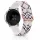 MYBANDZ Mintás szilikon óraszíj fém csattal /Burberry/ 20 mm