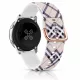 MYBANDZ Mintás szilikon óraszíj fém csattal /Burberry/ 20 mm