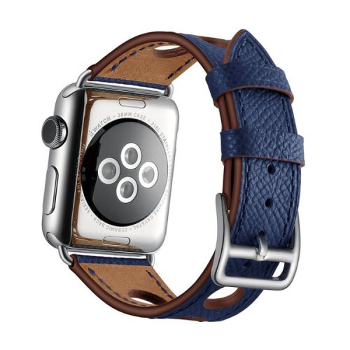 Apple Watch rally bőróraszíj /sötét kék/ 44/45/46/49 mm