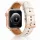 Apple Watch Verona bőróraszíj rosegold csattal /krémfehér/ 44/45/46/49 mm