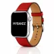 Apple Watch bőróraszíj /piros/ 44/45/46/49 mm