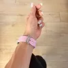 Apple Watch bőróraszíj /rózsaszín 44/45/46/49 mm