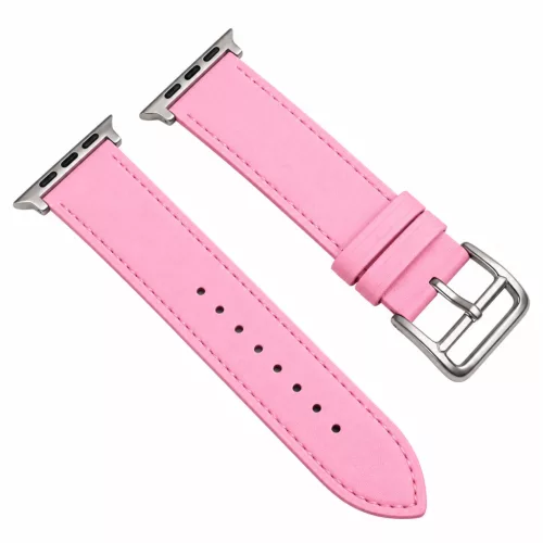 Apple Watch bőróraszíj /rózsaszín 44/45/46/49 mm