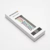MYBANDZ Lélegző szilikon óraszíj- fehér-szivárvány/ 22mm