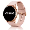 MYBANDZ Szilikon óraszíj fém csattal /pink// 22mm