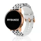 MYBANDZ Szilikon óraszíj rosegold csattal /tappancsos/ 22mm