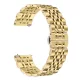 MYBANDZ Jubilee láncszemes fém óraszíj - arany/ 20mm