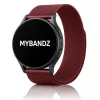 MYBANDZ Milánói mágneses fém óraszíj - piros/ 20mm