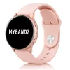 MYBANDZ Szilikon óraszíj gömb csattal /púder/ 22mm