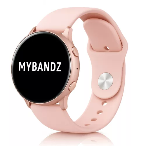 MYBANDZ Szilikon óraszíj gömb csattal /púder/ 22mm