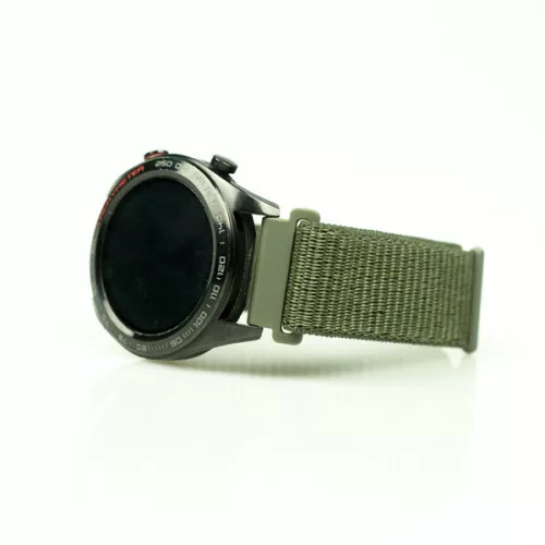 MYBANDZ Tépőzáras rugalmas szövet óraszíj /khaki / 20mm