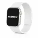 Apple Watch Litchi mágneses szilikon óraszíj /fehér/ 40/41 és 42mm