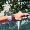 Apple Watch Litchi mágneses szilikon óraszíj /fehér/ 40/41 és 42mm