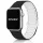 Apple Watch Loop mágneses szilikon óraszíj /fekete-fehér/ 40/41 és 42mm