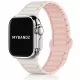 Apple Watch Loop mágneses szilikon óraszíj /bézs-púder/ 44/45/46 és 49 mm