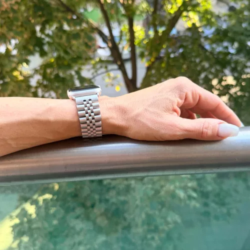 Apple Watch Jubilee láncszemes fém óraszíj /starlight/ 44/45/46/49 mm