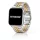 Apple Watch Jubilee láncszemes fém óraszíj /ezüst-rosegold/ 44/45/46/49 mm