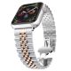 Apple Watch "Jubilee" láncszemes fém óraszíj /ezüst-rosegold/ 44/45/46/49 mm