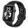 Apple Watch lélegző szilikon óraszíj /fekete/ 44/45/46/49 mm