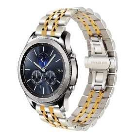   MYBANDZ Jubilee láncszemes fém óraszíj - ezüst-arany/ 20mm