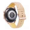 MYBANDZ Elegáns púder bőróraszíj rosegold csattal / 20mm