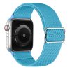 Apple Watch állítható rugalmas szövet óraszíj /türkiz/ 44/45/46/49 mm