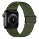 Apple Watch állítható rugalmas szövet óraszíj /khaki/ 44/45/46/49 mm
