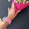 Apple Watch állítható rugalmas szövet óraszíj /pink/ 44/45/46/49 mm