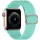 Apple Watch állítható rugalmas szövet óraszíj /türkiz-zöld/ 44/45/46/49 mm