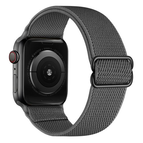 Apple Watch állítható rugalmas szövet óraszíj /szürke/ 44/45/46/49 mm