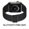 Apple Watch állítható rugalmas szövet óraszíj /szürke/ 44/45/46/49 mm