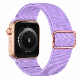   Apple Watch állítható rugalmas szövet óraszíj /levendula/ 40/41 és 42mm