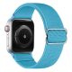 Apple Watch állítható rugalmas szövet óraszíj /türkiz/ 40/41 és 42mm