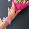Apple Watch állítható rugalmas szövet óraszíj /pink/ 40/41 és 42mm