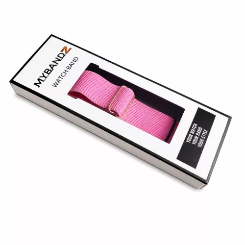 Apple Watch állítható rugalmas szövet óraszíj /pink/ 40/41 és 42mm
