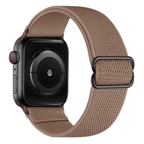   Apple Watch állítható rugalmas szövet óraszíj /barna/ 40/41 és 42mm