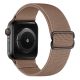 Apple Watch állítható rugalmas szövet óraszíj /barna/ 40/41 és 42mm