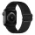 Apple Watch állítható rugalmas szövet óraszíj /fekete/ 40/41 és 42mm