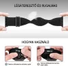 Apple Watch állítható rugalmas szövet óraszíj /fekete/ 40/41 és 42mm