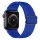 Apple Watch állítható rugalmas szövet óraszíj /kék/ 40/41 és 42mm