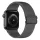 Apple Watch állítható rugalmas szövet óraszíj /szürke/ 40/41 és 42mm