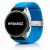 MYBANDZ Állítható fonott szövet óraszíj /égkék/ 22mm